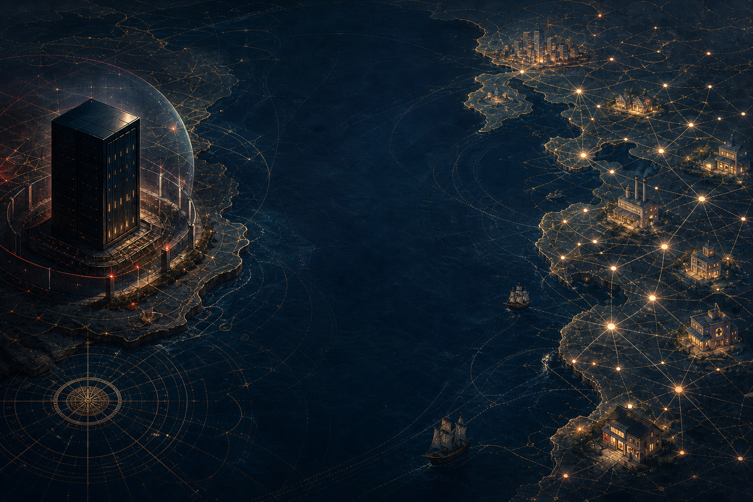 Two routes for AI