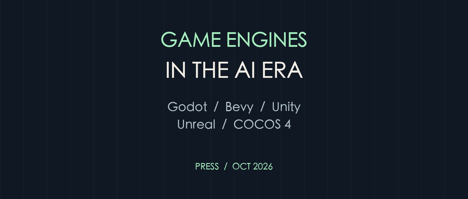Five engines, five production trade-offs.